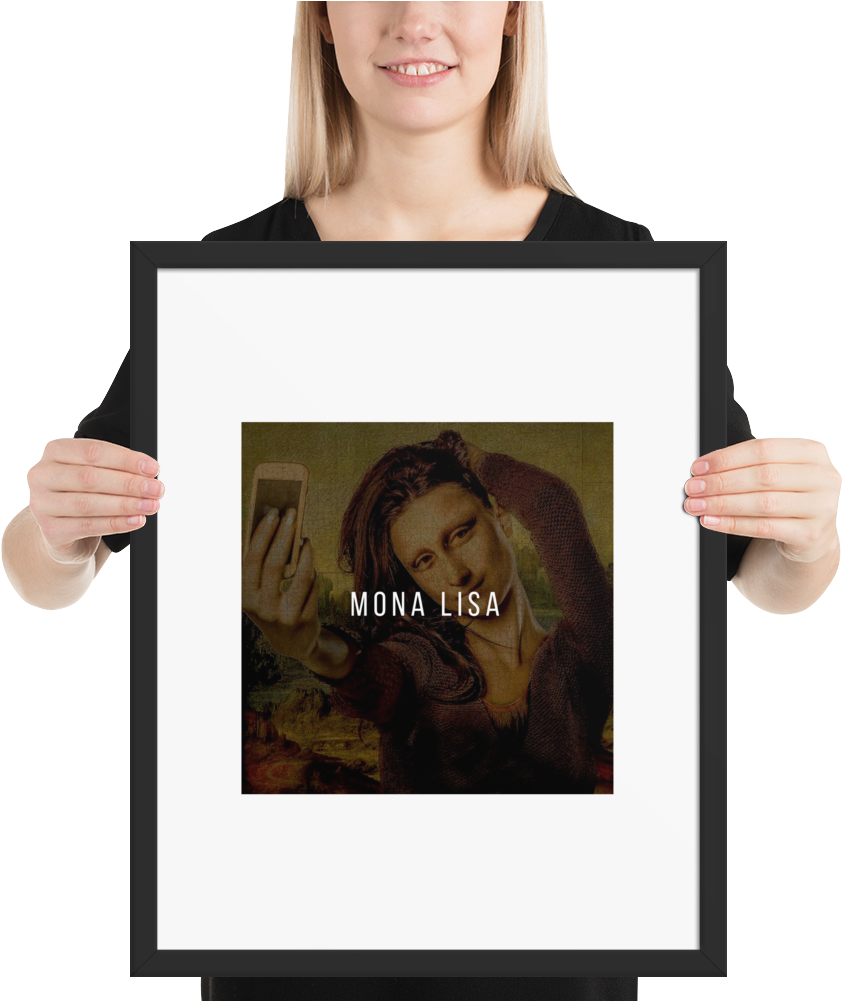 Mona Lisa Poster - Sternenhimmel Am Tag Der Geburt Poster (1000x1000), Png Download
