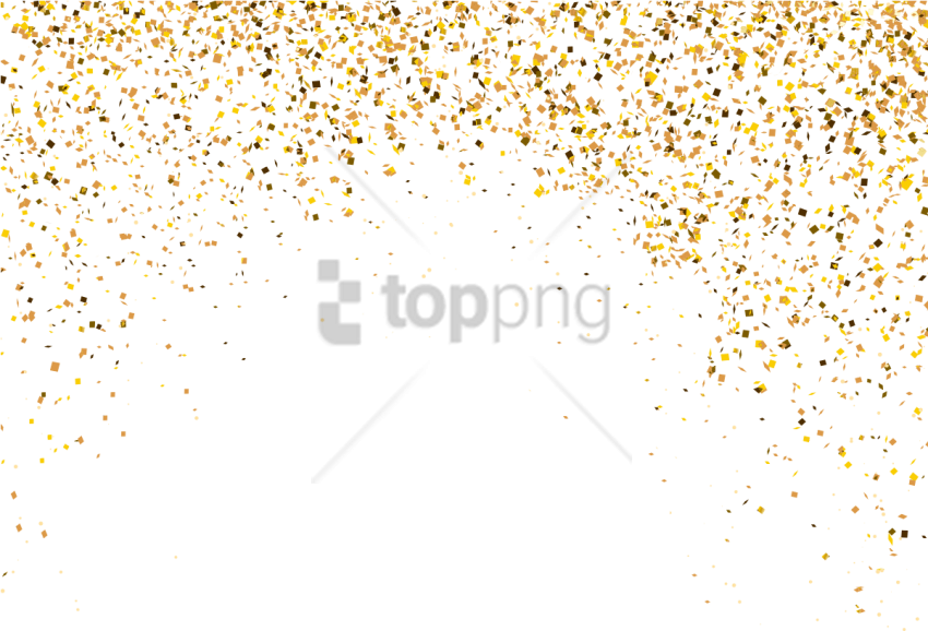 Free Png Gold Particles Png Image With Transparent - Gold Dust Transparent Background (850x578), Png Download