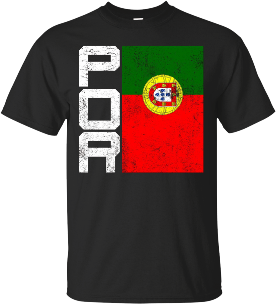 Portugal Flag National Team Country Supporter Por Apparel - Fall Down Seven Times Stand Up Eight T Shirt (1024x1024), Png Download