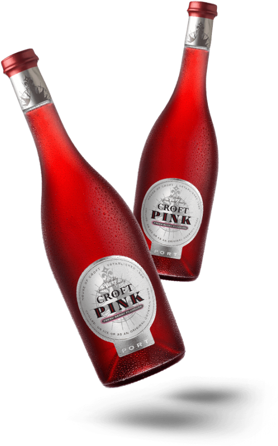Croftpink Bottle Double - Croft Porto Pink (640x930), Png Download