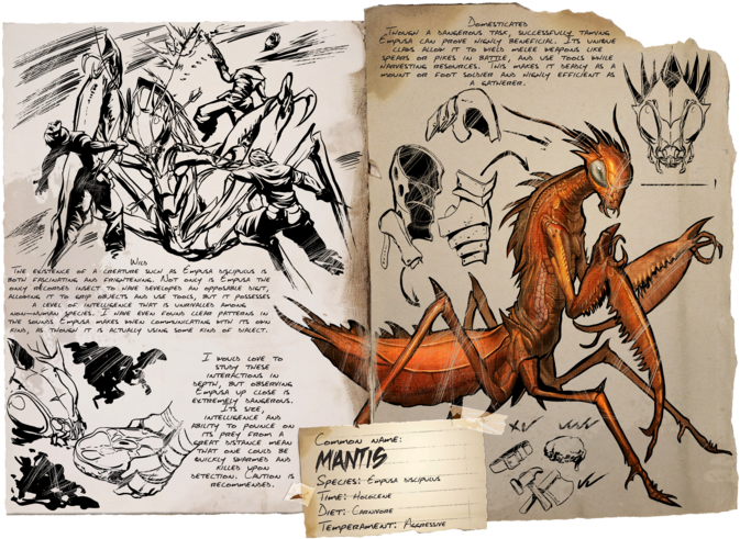 Mantis - Ark Survival Evolved Mantis (800x532), Png Download