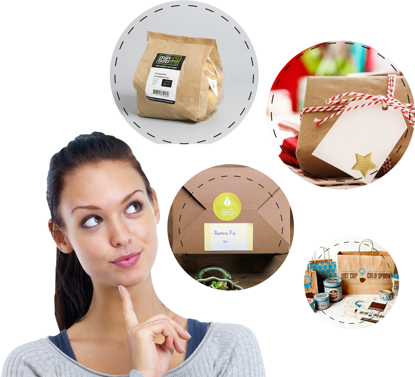 Imagina Converpel - Thinking (1502x1278), Png Download