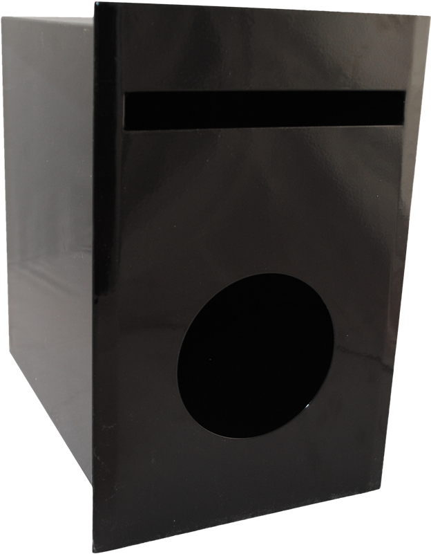 Sandleford Letterbox Matilda Fence Black - Black Letterbox Nz (800x800), Png Download