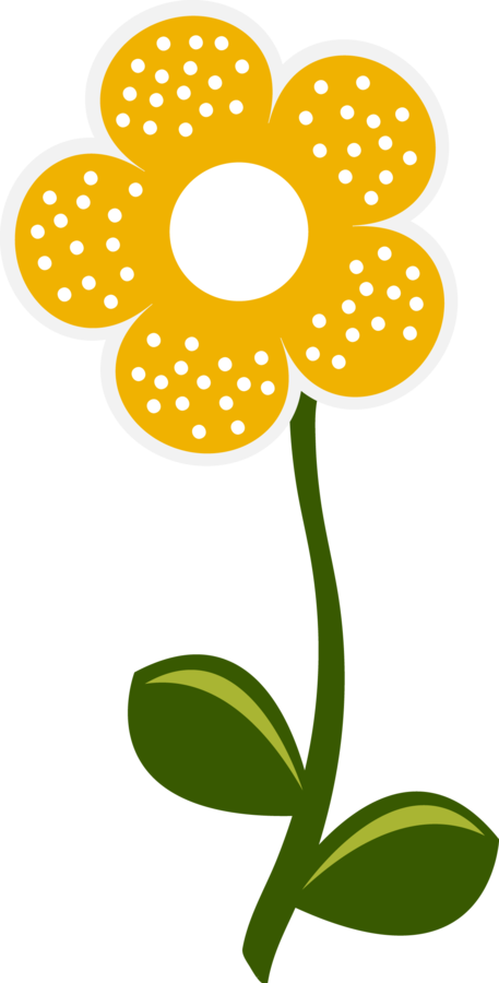Clipart Sunshine Sunshine Flower - Flor Png Minus (457x900), Png Download