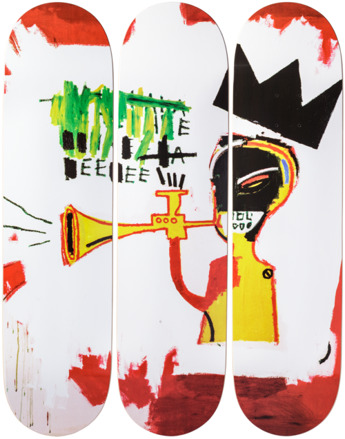 Jean-michel Basquiat Trumpet - Jean Michel Basquiat Trumpet (500x637), Png Download