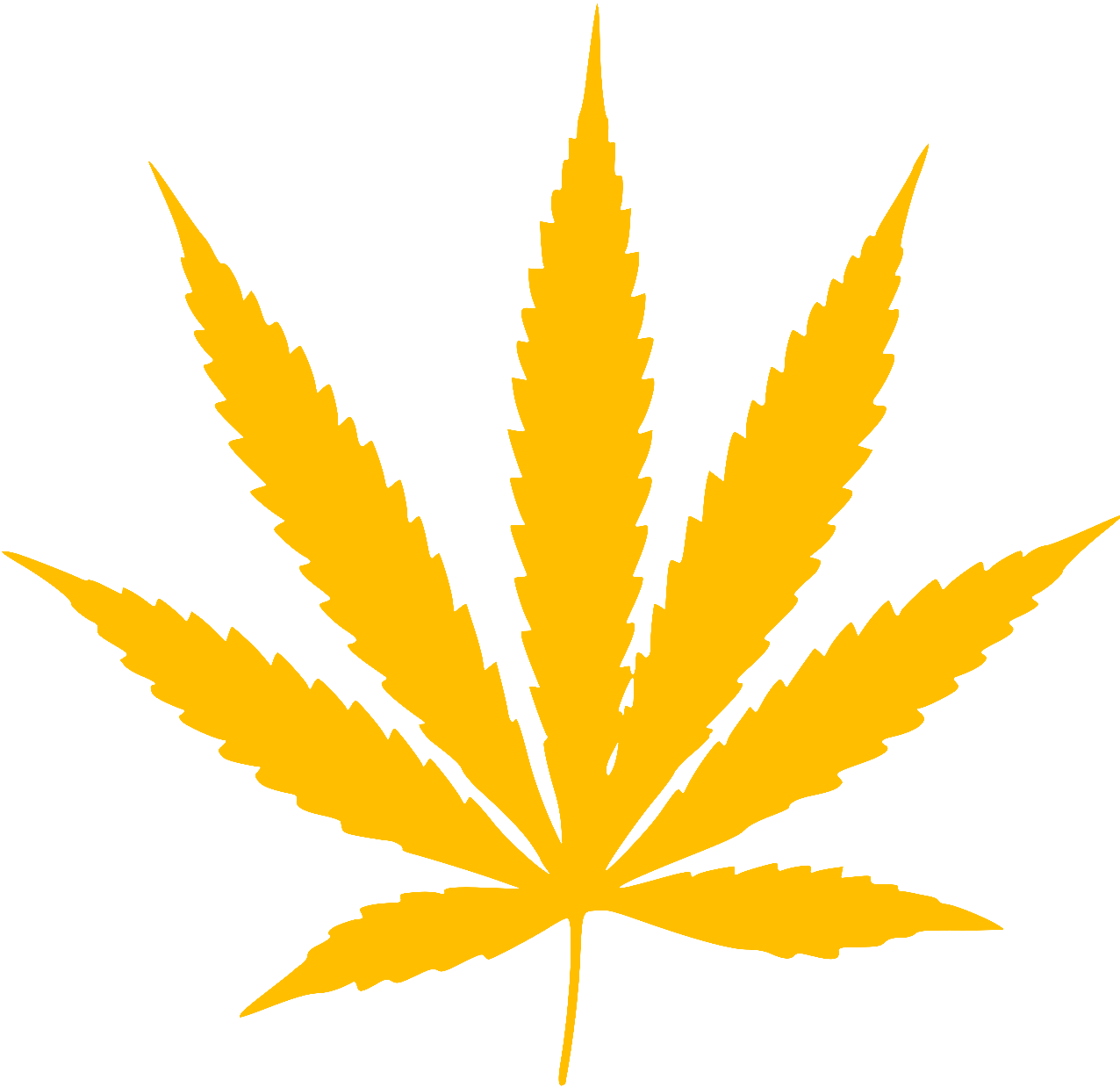 Gold Leaf - Mlg Weed Png (1277x1362), Png Download