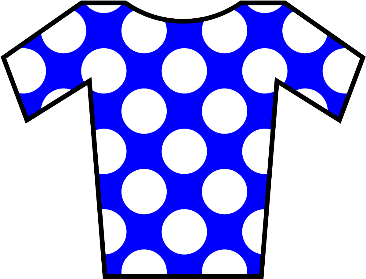 Jersey White Dots On Blue - Polka Dot (1280x1024), Png Download