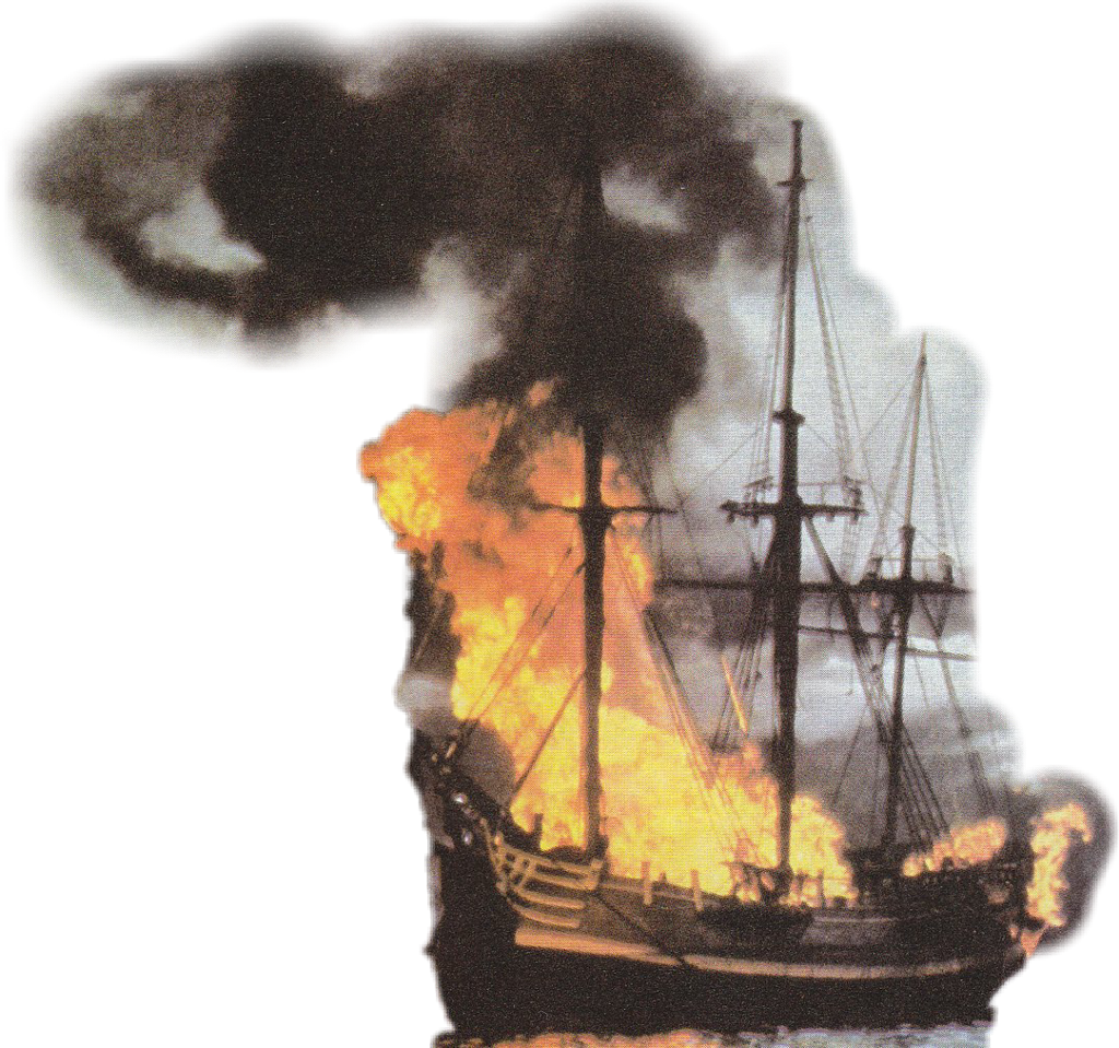 Barco Sticker - Full Rigged Pinnace (1024x959), Png Download