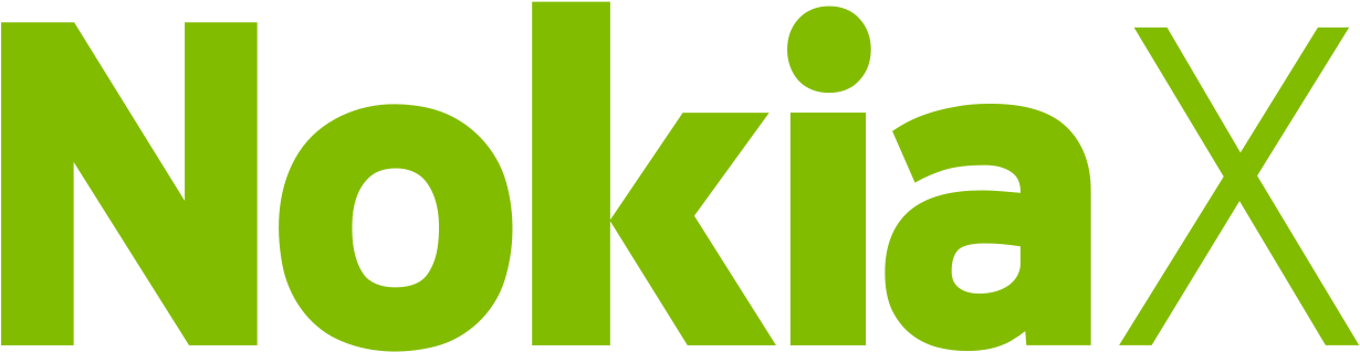 File - Nokiaxlogo - Svg - Nokia X (1280x328), Png Download