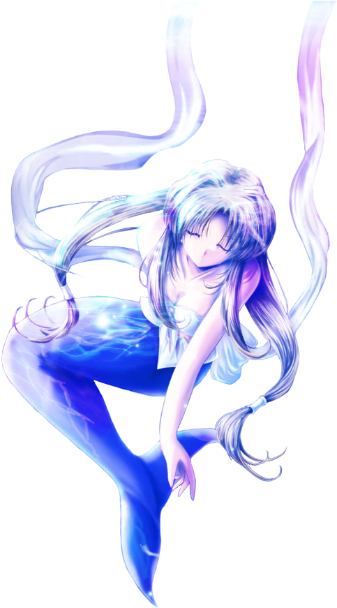 * Others - Sexy Anime Girl Mermaid (550x900), Png Download