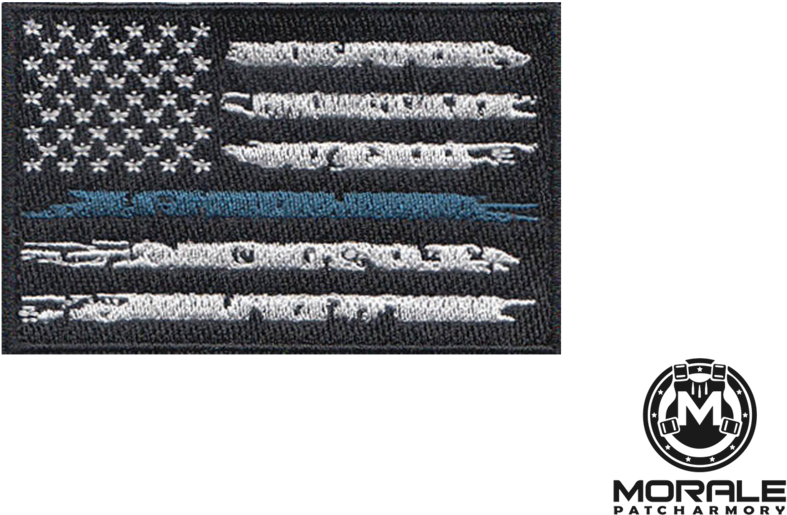 Thin Blue Line Across America - Thin Blue Line (1024x682), Png Download