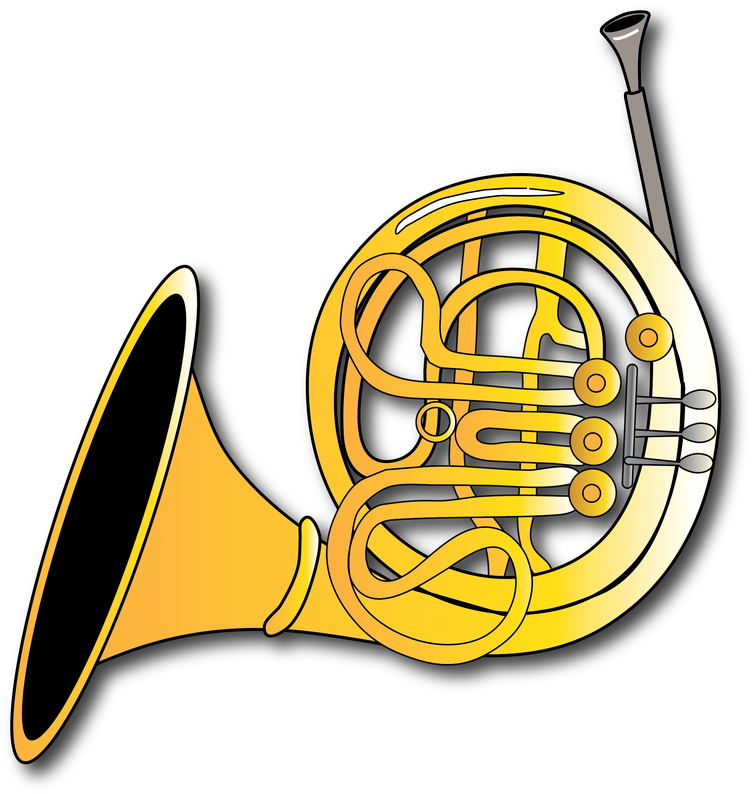French Horn Clipart At Getdrawings - Graphic Design (757x800), Png Download