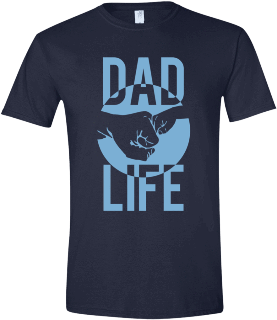 Fist Bump Premium Tee T-shirts Customcat Navy - T-shirt (1024x1024), Png Download