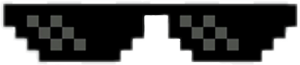 Report Abuse - Thug Life Shades Png (1024x222), Png Download