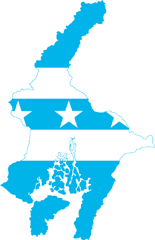 Flag Map Of Guayas - Bandera Provincia Del Guayas (676x980), Png Download