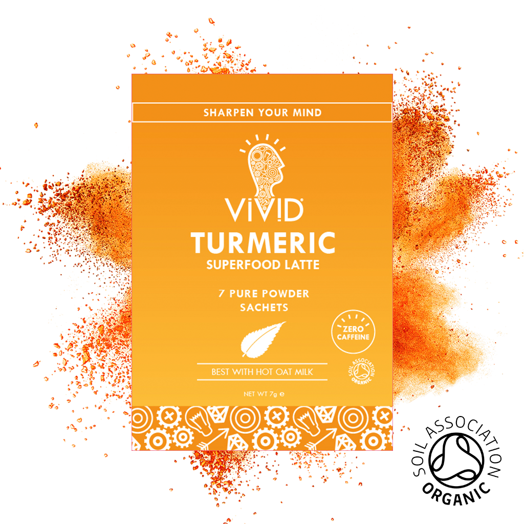 Vivid Turmeric Powder 7×1 Gram Sachets - Graphic Design (1024x1024), Png Download