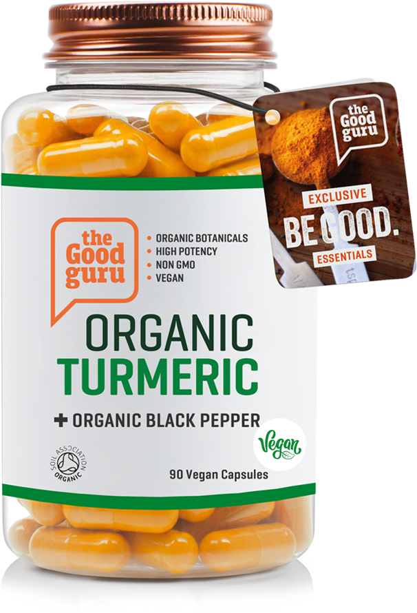 Organic Turmeric Black Pepper - Turmeric (900x900), Png Download