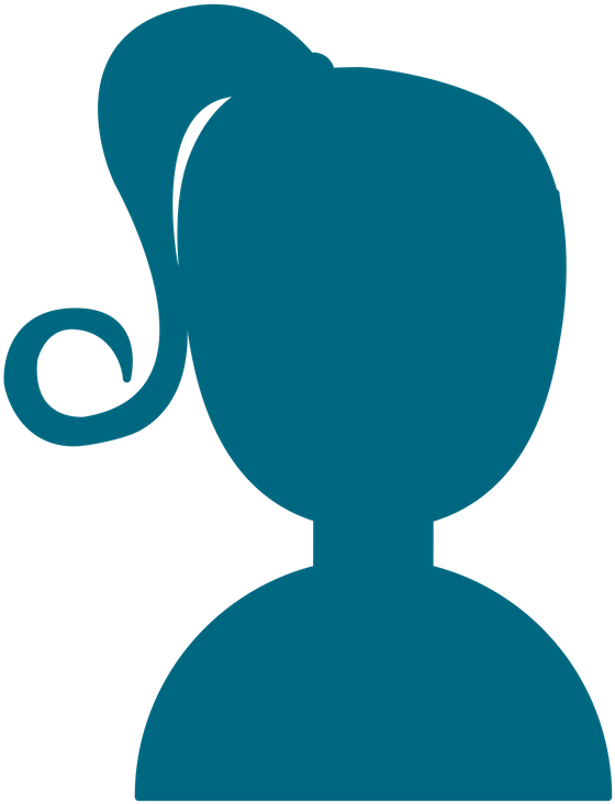 Strong Girl Spotlight Claire Ewing The Strong - Girl Icon Png Blue (800x800), Png Download