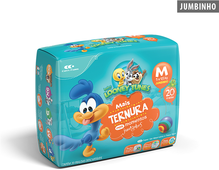 Fraldas Baby Looney Tunes - Baby Looney Tunes (740x670), Png Download
