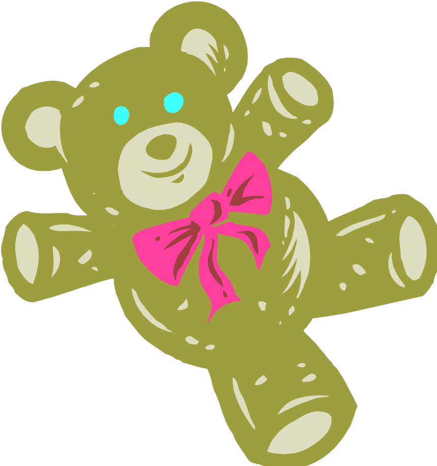 Teddy Bear Clipart Sleepover - Teddy Bear (865x928), Png Download