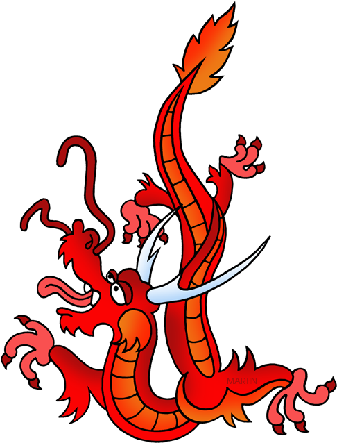 Dragon - Phillip Martin Clipart Dragon (518x648), Png Download