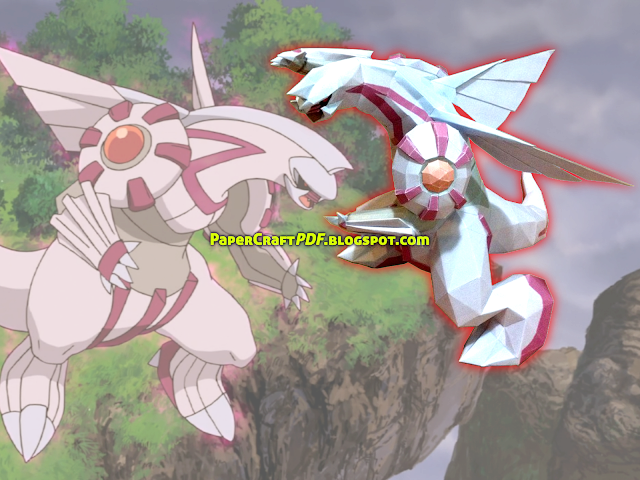 Pokemon Palkia Papercraft - Palkia Anime (640x480), Png Download
