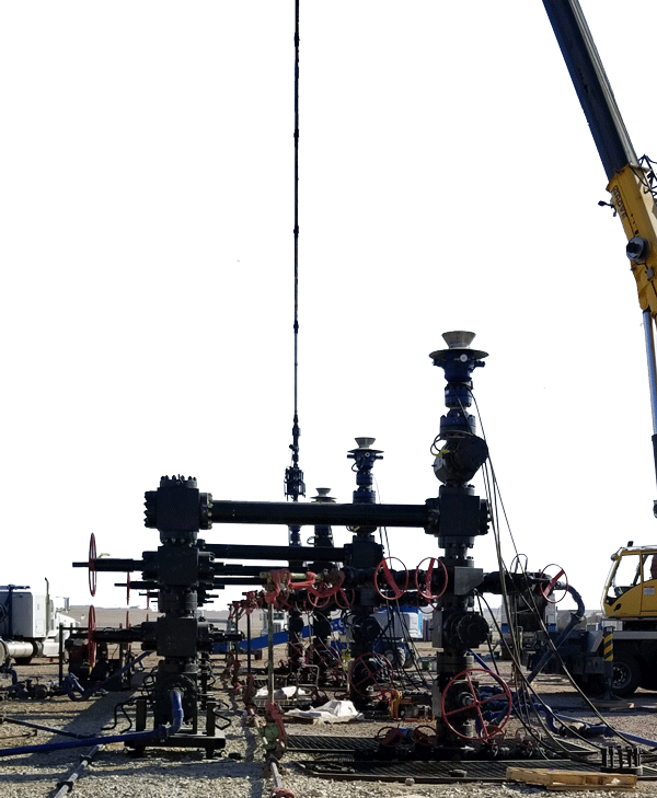 Trigger Energy Wellhead Site - Crane (600x729), Png Download