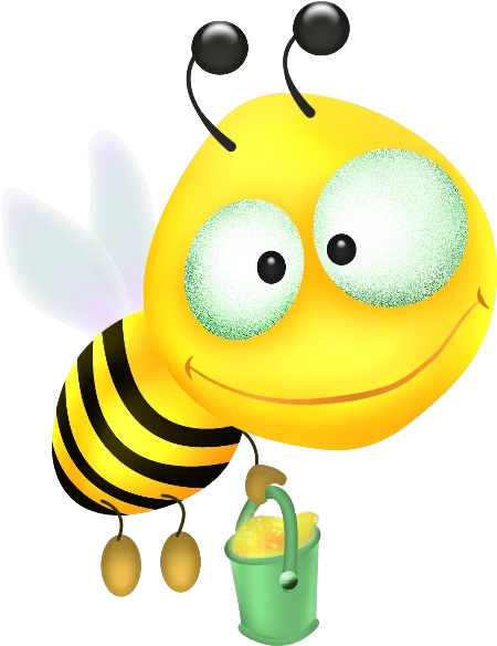 Valentine Love Bees - Bugs Without Background Clipart (600x600), Png Download