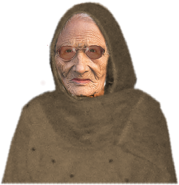 She Sewed Kachera - Senior Citizen (760x738), Png Download
