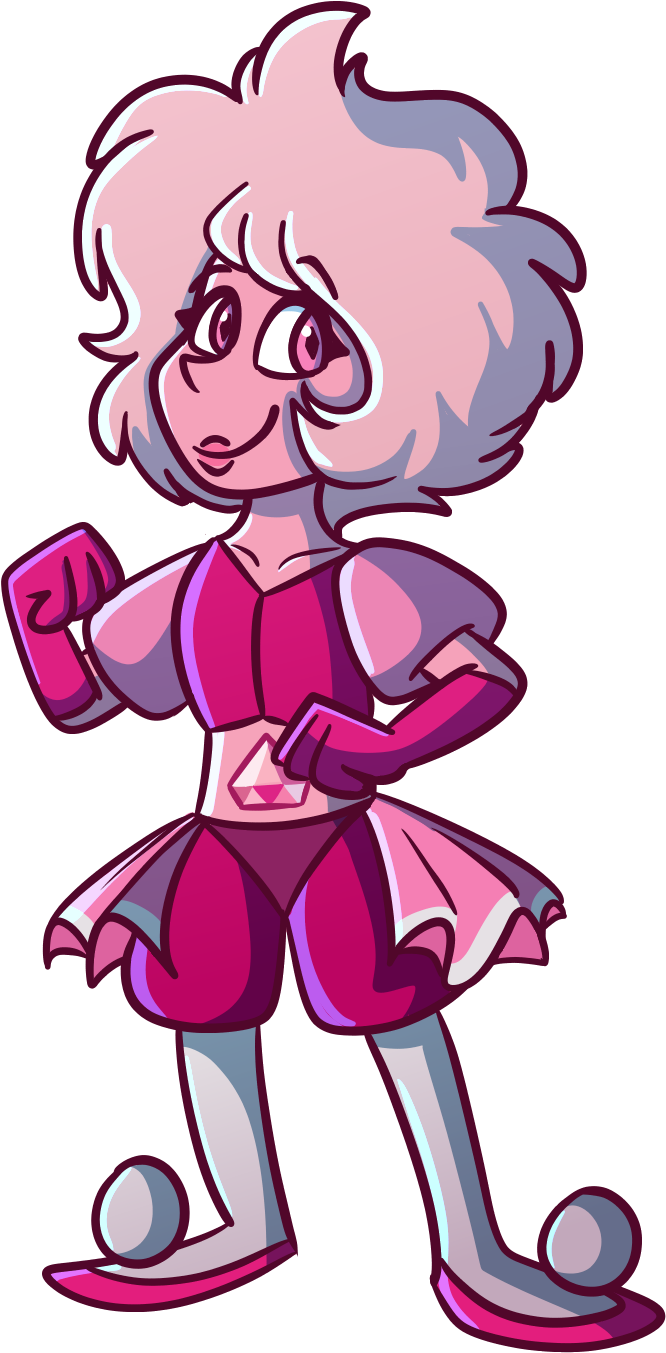 Pink Diamond By Erudi Pink Diamond By Erudi - Cartoon (666x1353), Png Download