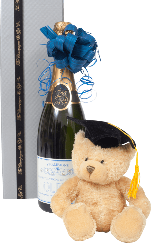 Personalised Graduation Champagne Gift Set - Champagne (667x1000), Png Download