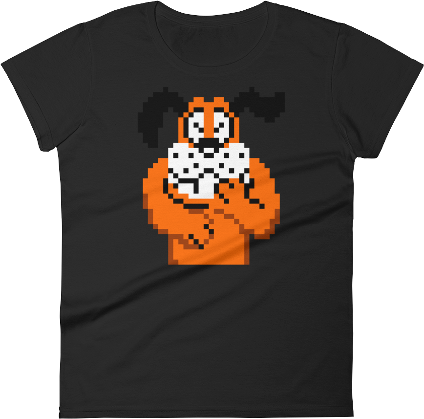 Duck Hunt Dog Laughing Nes Retro Vintage Video Game - Illustration (1000x1000), Png Download