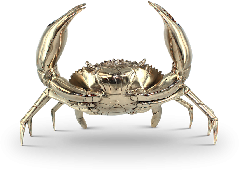 Silver Metal Crab - Pinchy Crabs (831x832), Png Download