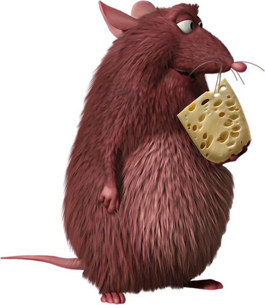 Ratatouille Characters Rats Png (520x600), Png Download