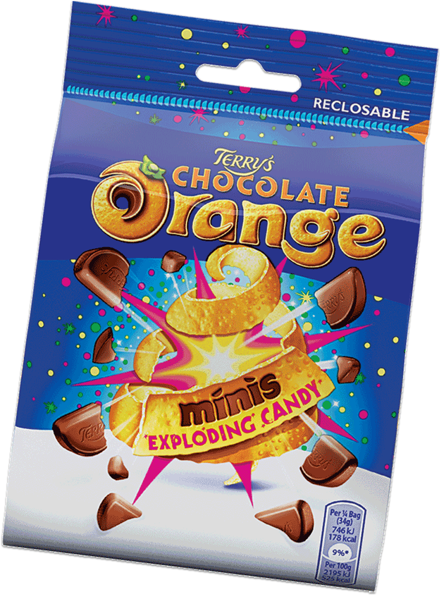 Terry's Exploding Candy Minis 125g - Chocolate (1200x1200), Png Download