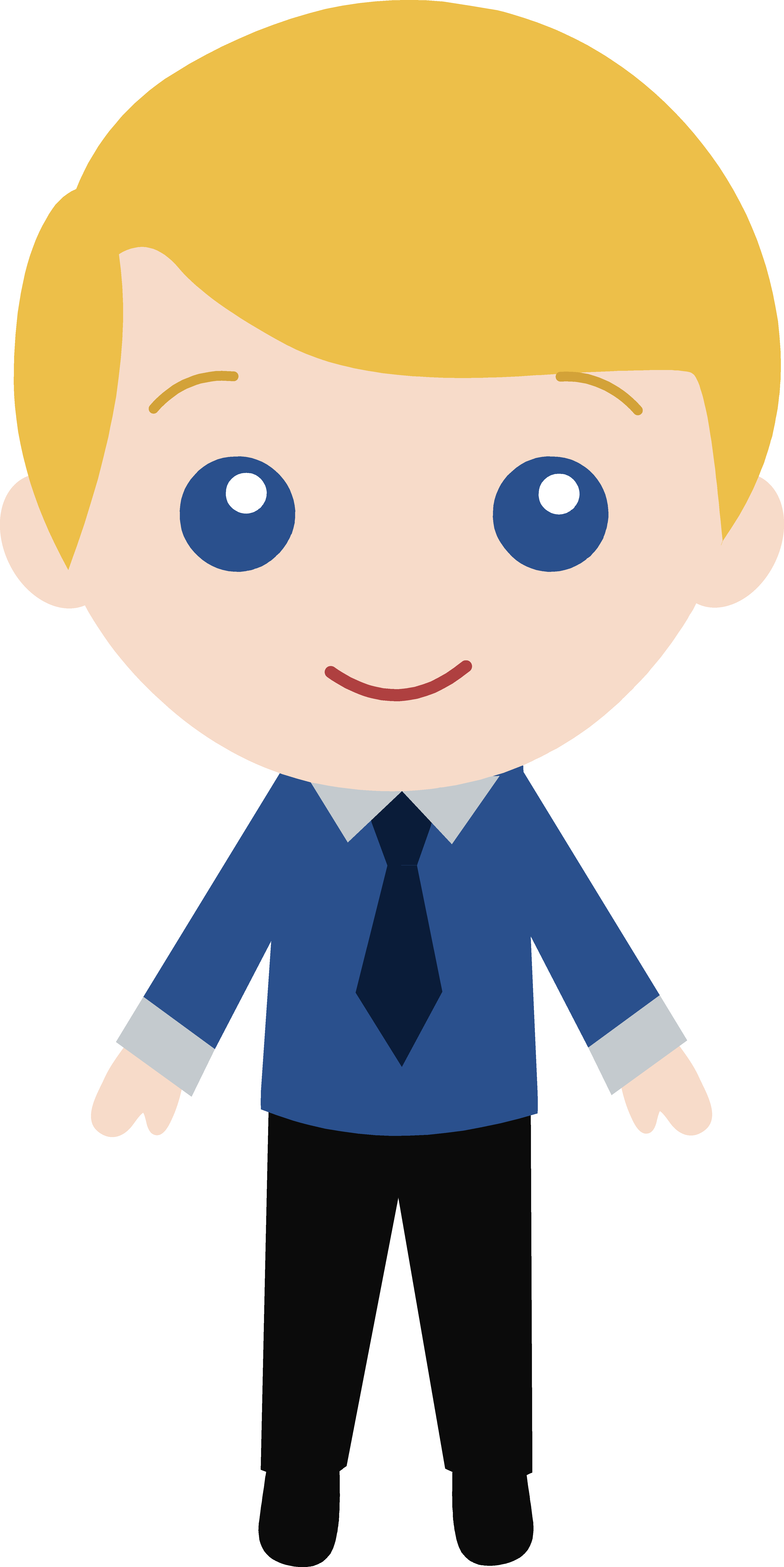 Colors Clipart Blonde Hair - Blond Boy Clipart (4006x8004), Png Download