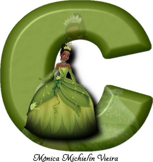Alfabeto Princesa Tiana Disney Png - Illustration (700x700), Png Download