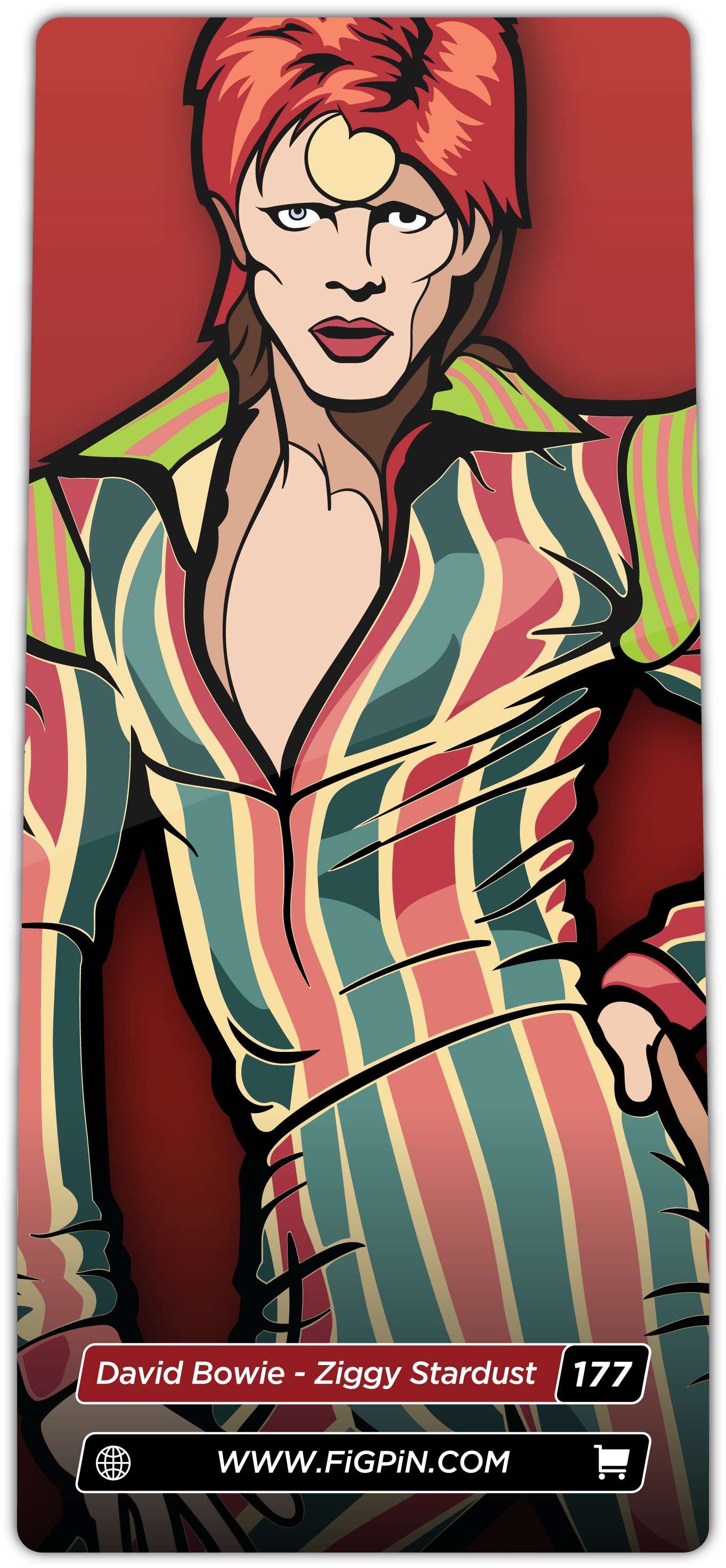 Ziggy Stardust - Cartoon (2000x3500), Png Download