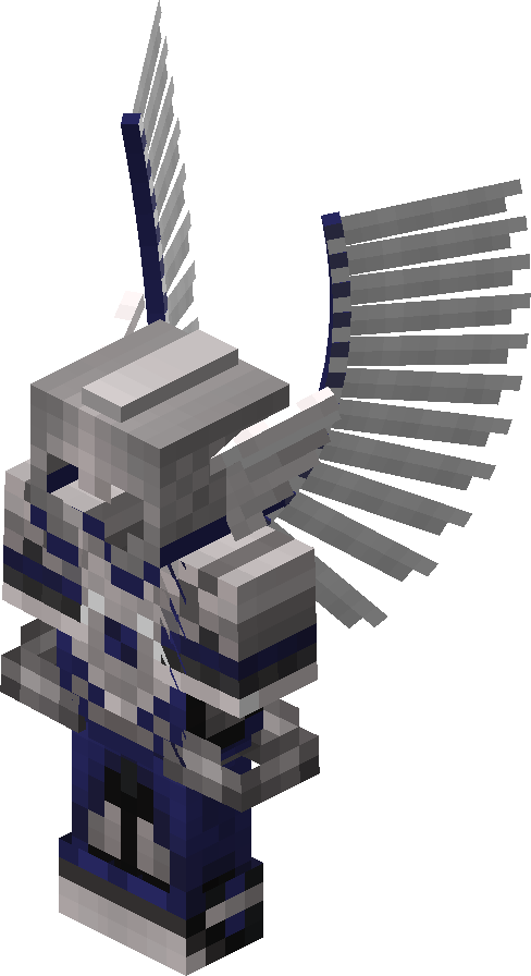 Dol Amroth Armour - Lotr Minecraft Swan Knight (488x896), Png Download