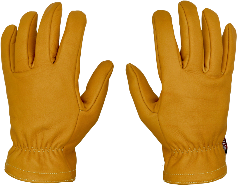 Vintage Leather Gloves † Glove Trotter - Guantes Moto Amarillos (1024x683), Png Download
