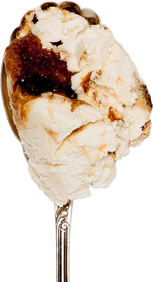 Crème Brûlée - Vanilla Ice Cream (608x1050), Png Download
