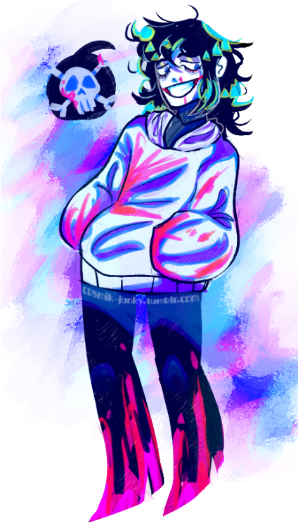 Artists On Tumblr Creepypasta Jeff The Killer Bright - Illustration (423x750), Png Download