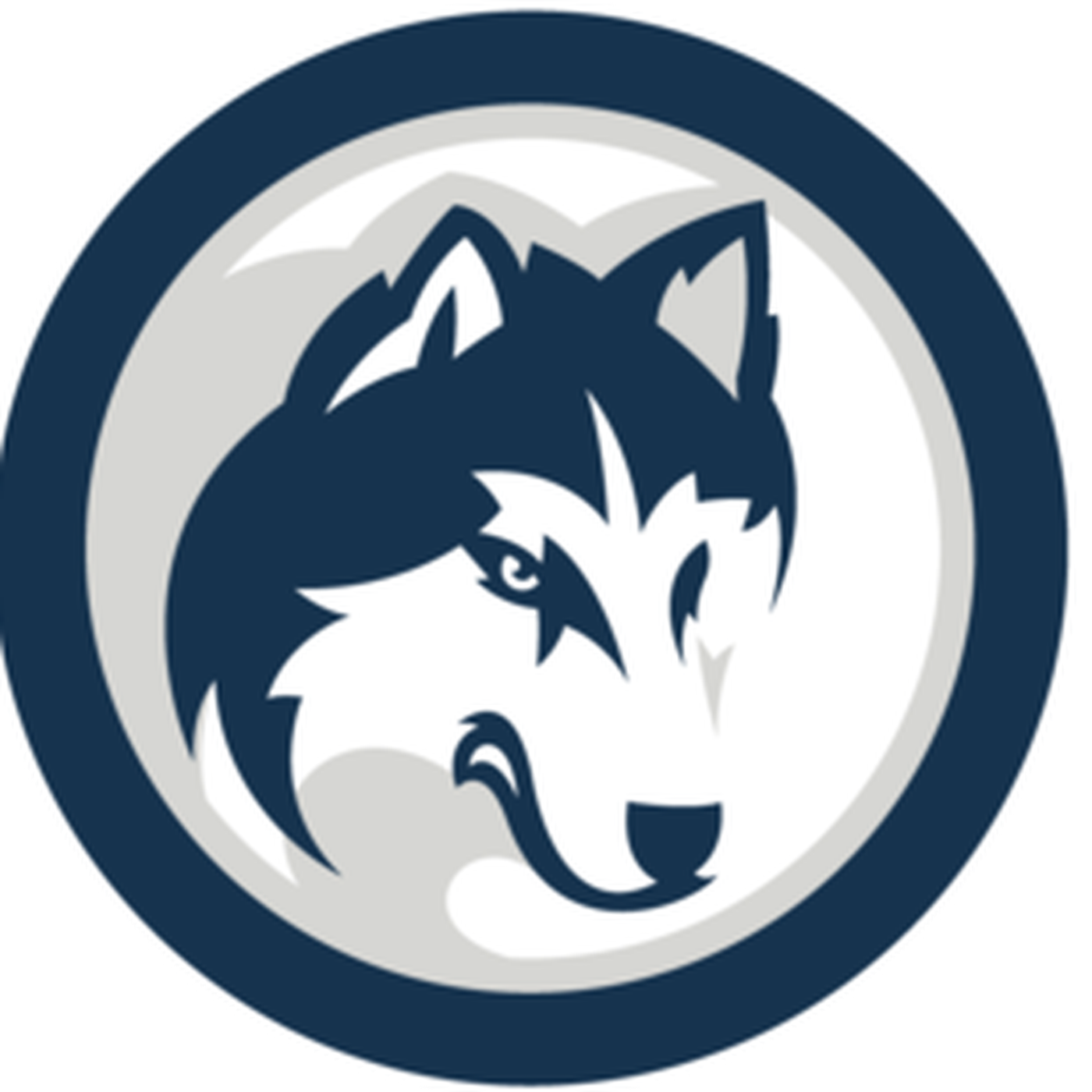Bulldog Clipart Yale - Connecticut Huskies (1400x1400), Png Download