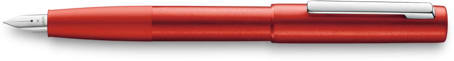 Lamy Aion Red Fountain Pen Ef - Plastic (980x450), Png Download