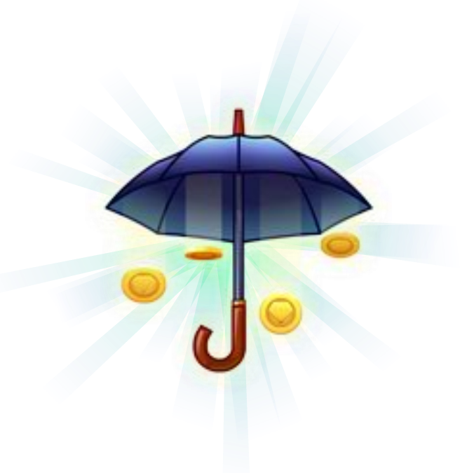 Coin Catcher - Umbrella (656x675), Png Download