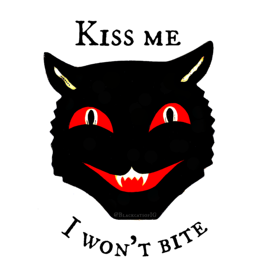 Halloween Kiss Dracula Cat-e1540195441959 5 Purrfect - Halloween Decor Printables (600x583), Png Download