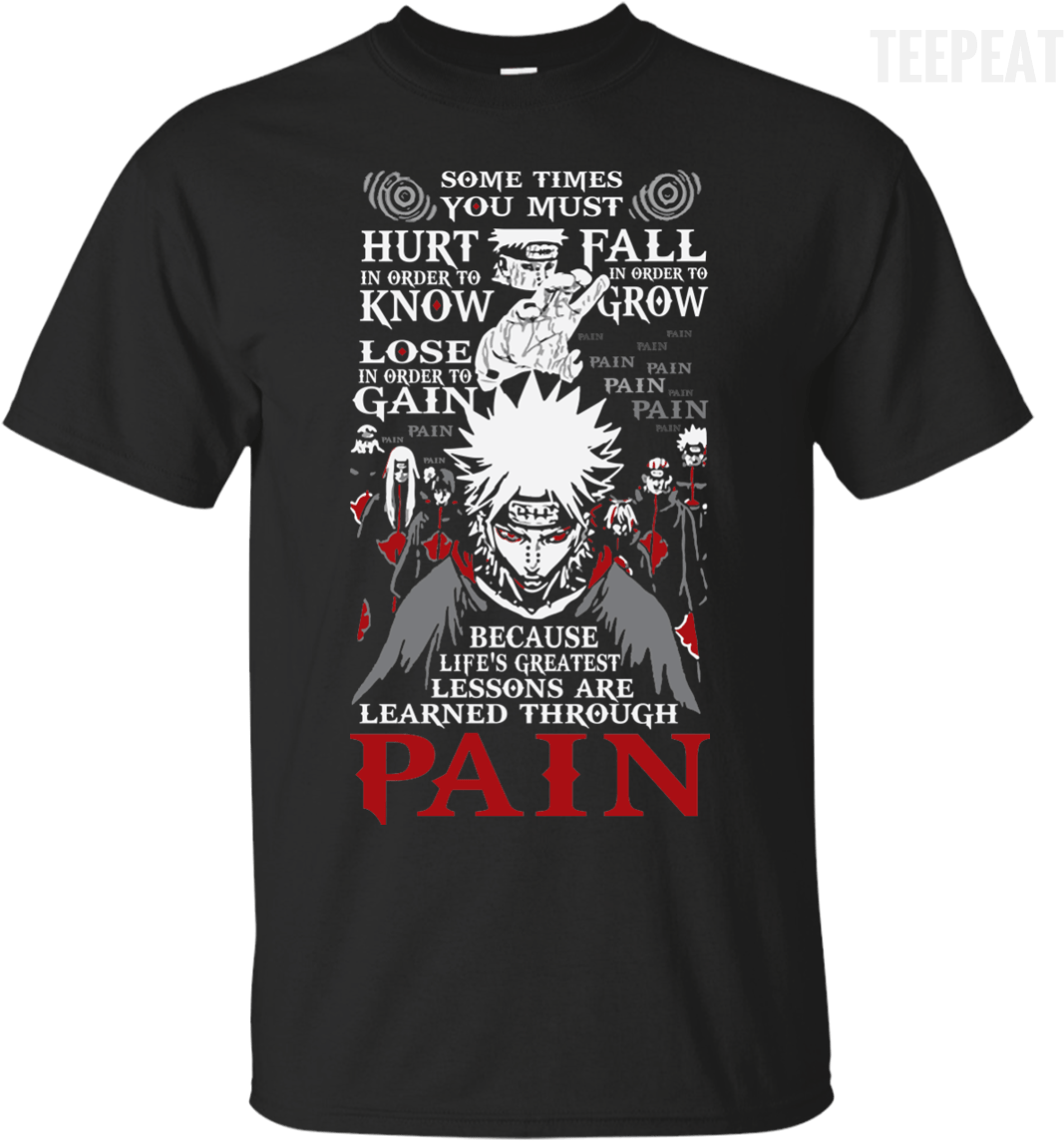 Naruto Shippuden Pain Tee - T Shirt Birthday Funny (1155x1155), Png Download