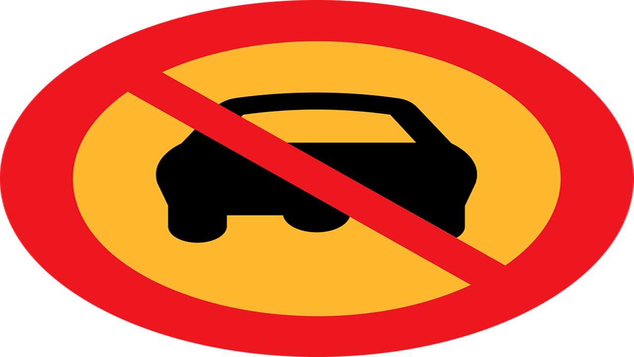 No Car Parking Sign Png (1280x720), Png Download