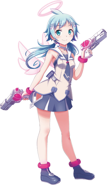 Galgun Double Peace - Gal Gun Double Peace Png (353x610), Png Download