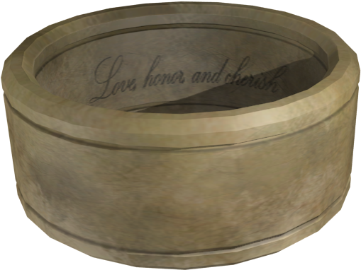 Fo4 Wedding Ring - Coffee Table (594x472), Png Download